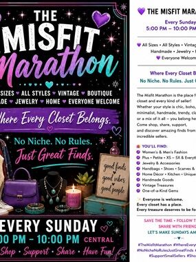 The Misfit Marathon | Every Sunday 5 PM – 10 PM Central